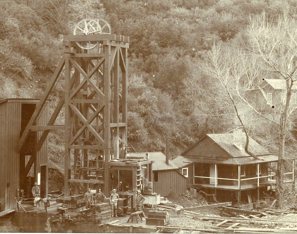 Gwin Mine: Sinking the North Shaft, 1895
