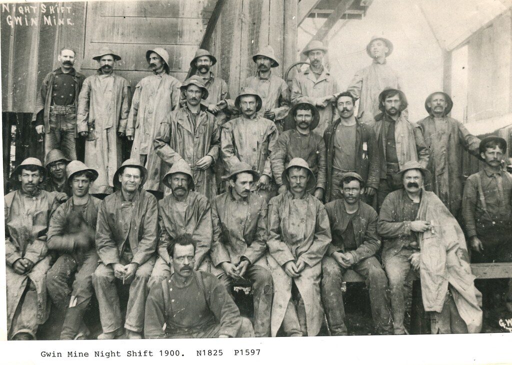 Gwin Mine: Gwin Night Shift, 1900
