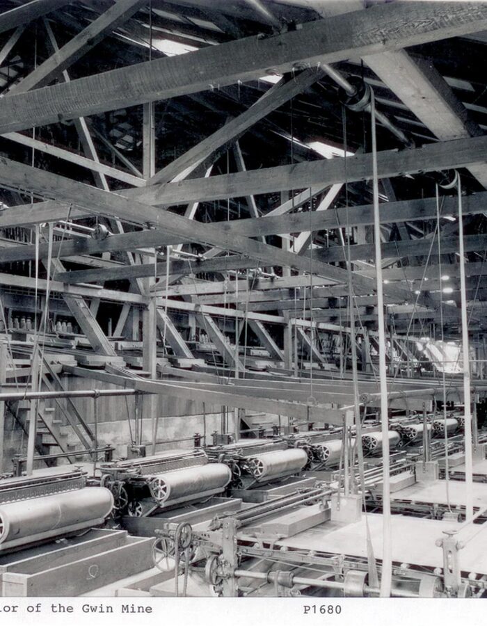 Inside the Gwin mill